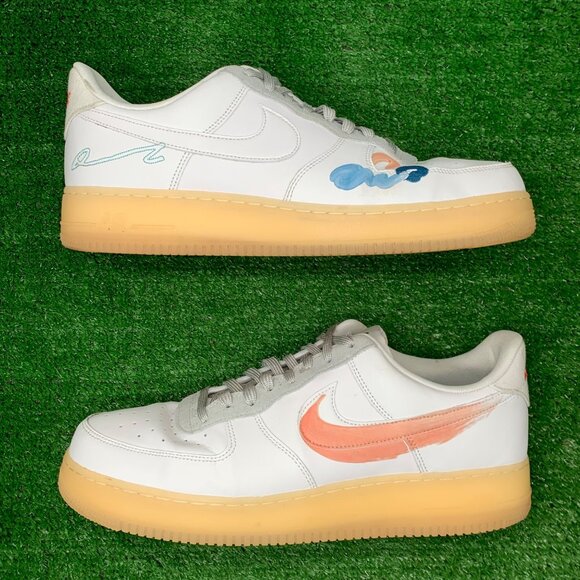 Nike Air Force 1 Flyleather Mayumi Yamase White Men's Size 13 OG Box DB3598-100 - Picture 2 of 9